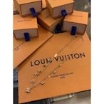 Louis Vuitton LV 經典 小花 Lv logo 設計 女生 項鍊