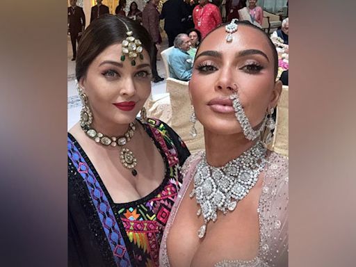 Anant-Radhika marriage: Kim Kardashian poses with Aishwarya Rai Bachchan, breaks internet