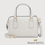 【BRAUN BUFFEL 德國小金牛】台灣總代理 科蘿-A-斜背包-米白/BF834-36-BG