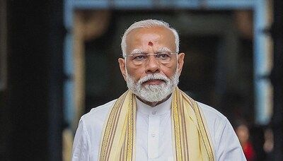 PM Modi ends 45-hr meditation at Vivekananda Rock Memorial in Kanyakumari