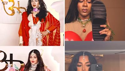 Influencer recreates ‘sasta version’ of celebrity outfits from Ambani wedding. Watch viral video