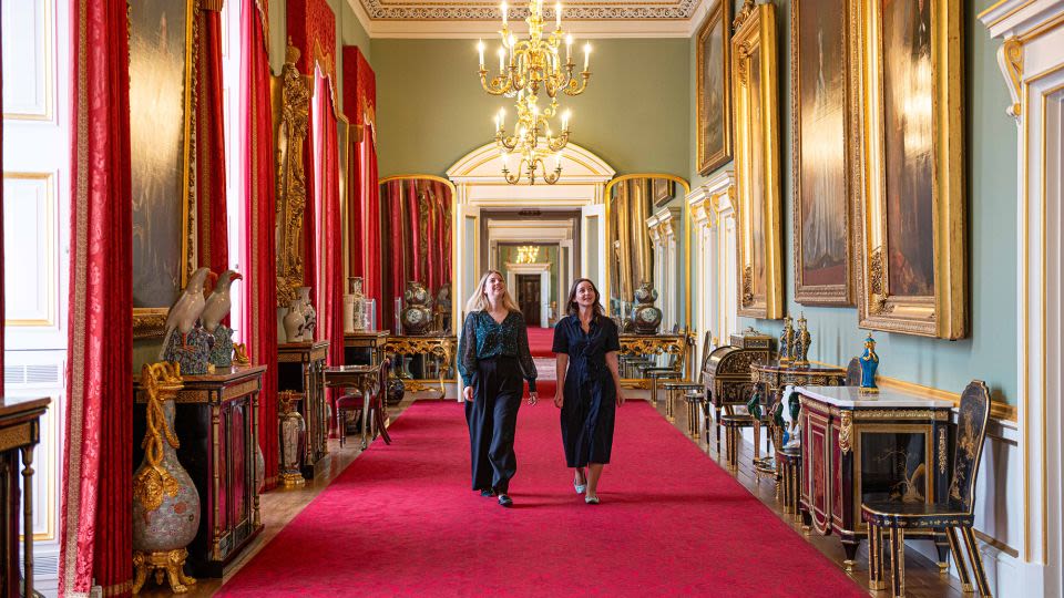 Buckingham Palace is opening up the room behind its famous balcony to the public for the first time