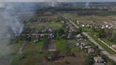 Rare drone video shows scale of destruction in Vovchansk, Ukraine's embattled front-line town