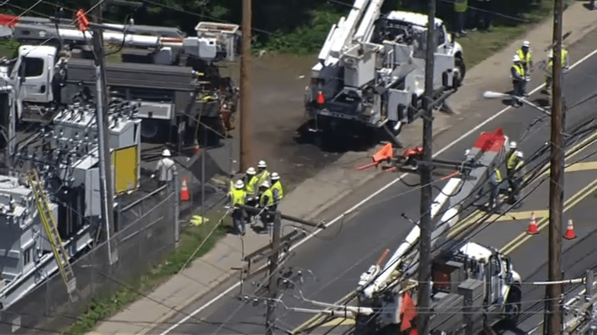 Power knocked out by NJ fire expected to keep thousands in the dark overnight