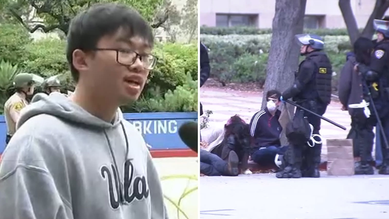 Protesters arrested at UCLA speak out after being released from custody