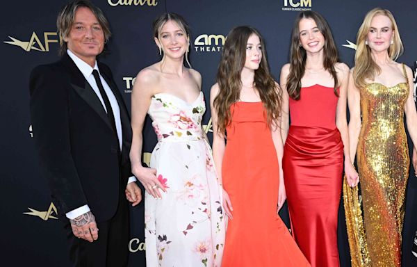 Nicole Kidman And Keith Urban's Daughters Make First Red Carpet Appearance To Celebrate Mom