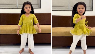 Viral Video: Adorable Little Girl’s Dance To 'Ruki Sukhi Roti' Will Melt Your Heart