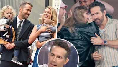 Ryan Reynolds jokes he, Blake Lively are waiting for Taylor Swift to reveal name of baby No. 4