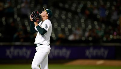 ‘I’m extremely disappointed’: A’s closer Miller on fracturing his pinky pounding a table