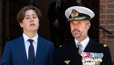 Danish crown prince happy at passing final school exams