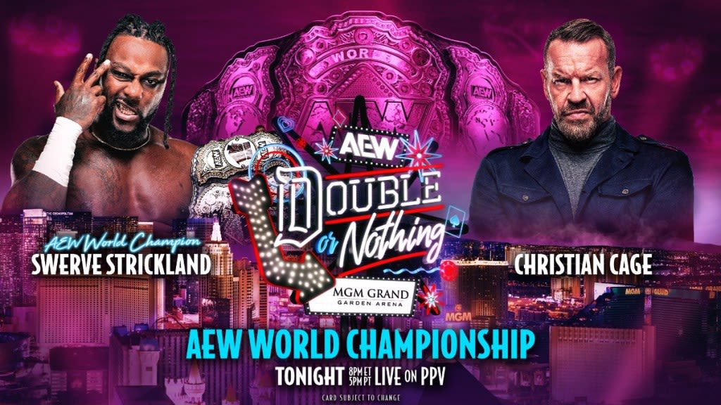 AEW Double Or Nothing: Swerve Strickland vs. Christian Cage Result