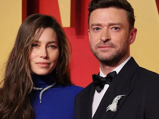 Jessica Biel “no está feliz” con el arresto de su esposo, Justin Timberlake