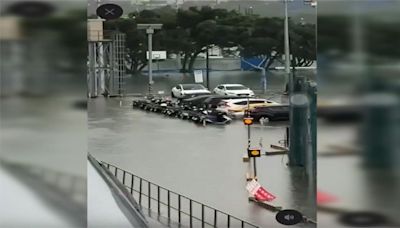 雨彈炸全台！北市部分水門管制「只出不進」橋下停車場又淹了