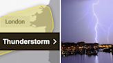 Met Office issues new 12-hour storm warning over floods and lightning strikes