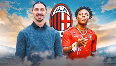 Zlatan Ibrahimovic signs YouTube sensation IShowSpeed for AC Milan