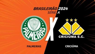 Palmeiras x Criciúma: onde assistir, escalações e arbitragem