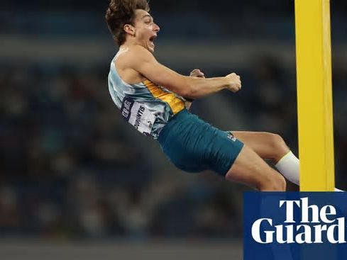 Armand Duplantis breaks pole vault world record for eighth time – video