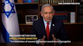 Netanyahu says recognition of a Palestinian state 'is a reward for terrorism'