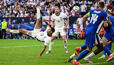 Jude Bellingham: England midfielder 'felt like Cristiano Ronaldo' after scoring bicycle kick against Slovakia