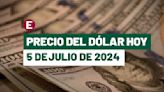 ¡Peso cierra en $18.09! Precio del dólar hoy 5 de julio de 2024