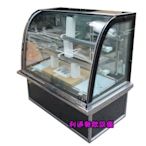 《利通餐飲設備》瑞興 圓形蛋糕展示冰箱 彩玻四尺蛋糕櫃 冷藏櫃 2門冰箱