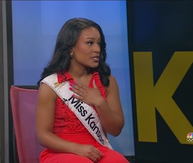 Miss Kansas, a survivor, advocates against domestic violence
