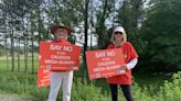 Caledon residents protest proposed blasting quarry outside TPC Toronto at Osprey Valley