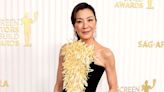 You May Have Missed Michelle Yeoh's Structural Ponytail at the 2023 SAG Awards