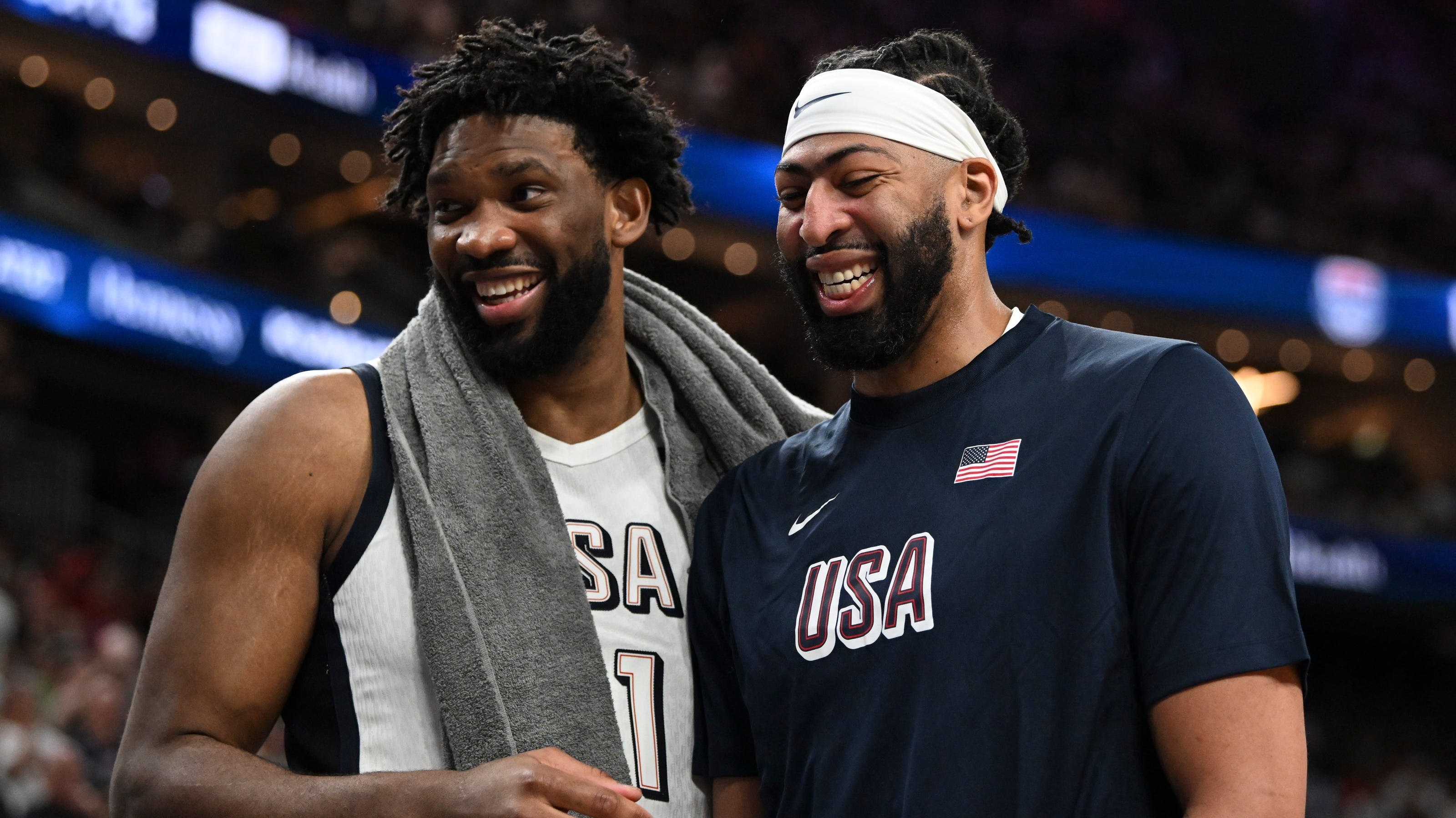 Joel Embiid, Anthony Davis and Bam Adebayo effective 1-2-3 punch at center for Team USA