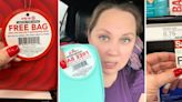 ‘She pretty much told me I don’t know how to read’: Target customer finds bag advertised as a free gift. A worker tries to convince her it’s $5.99