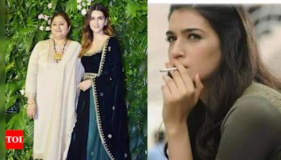 Amid Kriti Sanon's viral smoking video, her mother Geeta Sanon's old tweet resurfaces: 'She has always been anti-smoking' | Hindi Movie News - Times of India