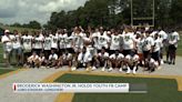 Former Longview Football standout, Ravens DT Broderick Washington Jr. holds second annual youth football camp at Lobo Stadium