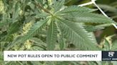 New marijuana rules open for public comment