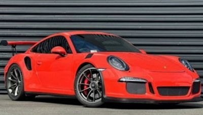 Stolen Porsches worth $500,000 driven through showroom windows, California police say