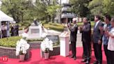 "Gandhi is a global icon," Jaishankar unveils Gandhi's bust in Tokyo - The Economic Times