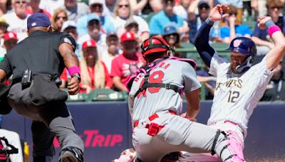 Brewers' recent string of mastery against Cardinals comes to an end