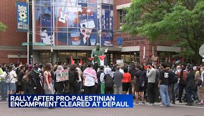 Chicago police clear out pro-Palestinian DePaul quad encampment; 2 arrested