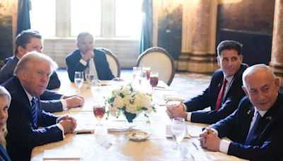 A beaming Donald Trump welcomes Israeli Prime Minister Benjamin to Mar-a-Lago, mending a yearslong rift with a key political ally