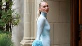 Elsa Hosk Understood the Assignment With Her Head-to-Toe Tiffany Blue Look