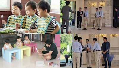 好久不見～宋一國帶三胞胎一起出演《劉QUIZ》！小學6年級、身高172公分，暴風成長讓劉在錫也嚇一跳！