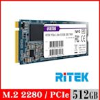 RITEK錸德 T801 512GB M2 2280/PCI-E SSD固態硬碟