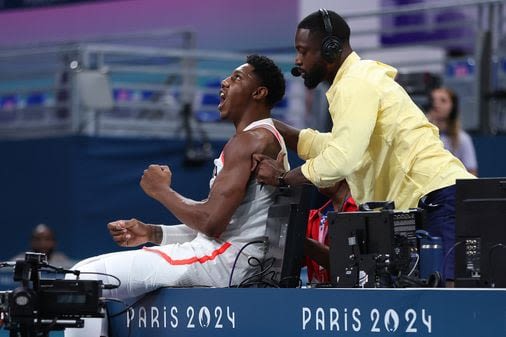 Dwyane Wade is leaning on Olympics booth partner Noah Eagle to navigate the start of his broadcast career - The Boston Globe