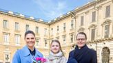 Crown Princess Victoria of Sweden Wore a Stylish Cerulean Coat to Events Two Days in a Row