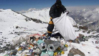 Mt Everest's Highest Camp Littered With Frozen Garbage