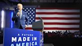 Biden touts electric vehicle investments at Detroit auto show