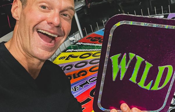 See Wheel of Fortune Host Ryan Seacrest During First Day on Set