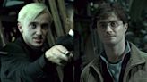 'Harry Potter' star Tom Felton says there's footage of Draco throwing Harry his wand for the final duel against Voldemort, but it didn't end up in the movie