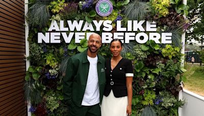 Rochelle Humes says 'jury is out' as fans can't help but comment on Marvin's Wimbledon outfit