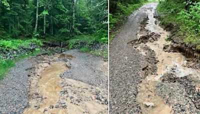 Flooding damages areas in Superior National Forest