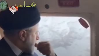 Irán: las últimas imágenes de Ebrahim Raisi en el helicóptero que se estrelló